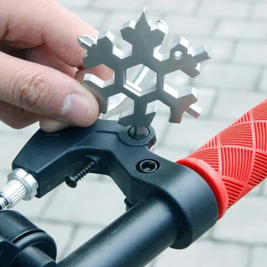 18-in-1 Snowflake Key Portable Wrench Multi-tool