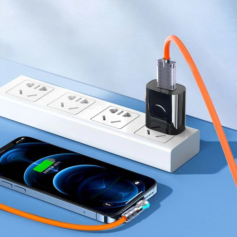 Fast Charging Line Rotating USB Type-C Data Cable