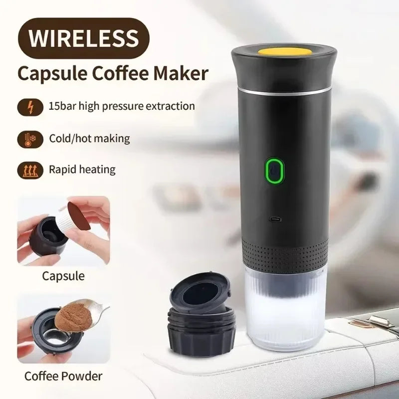 Electric Portable Espresso Machine 3-in-1 Coffee Maker